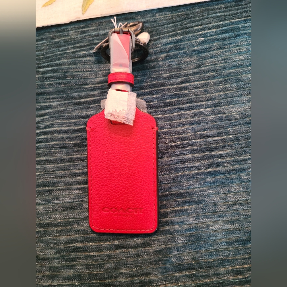COACH Luggage tag/bag charm